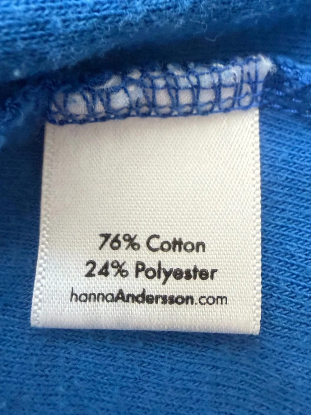 Hanna Andersson Sunsoft Terry Hoodie Cover-Up Swim Dress Baltic Blue Multi | 10